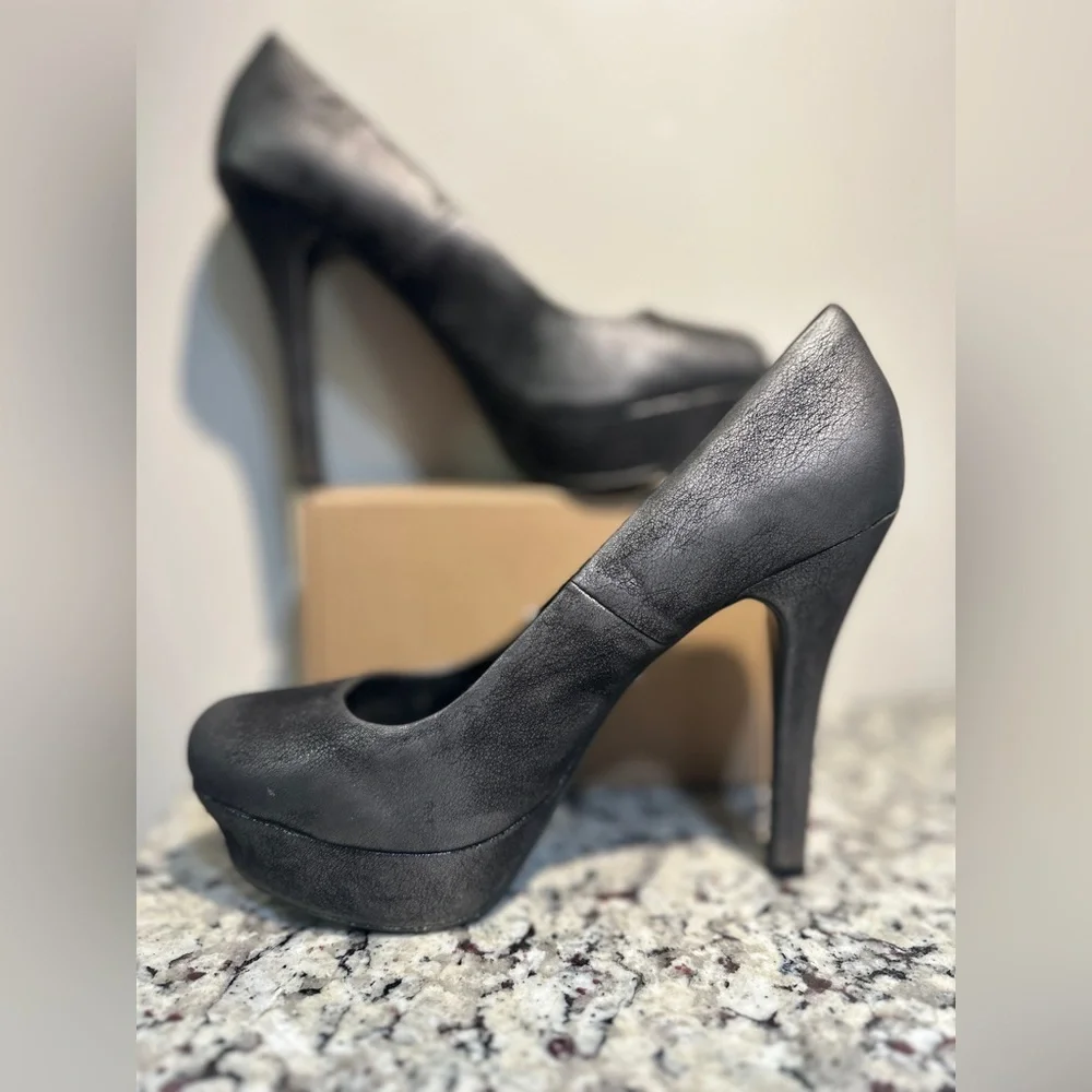 Jennifer Lopez‎ Caliente Black Platform Stiletto Pumps Women’s Size 9.5